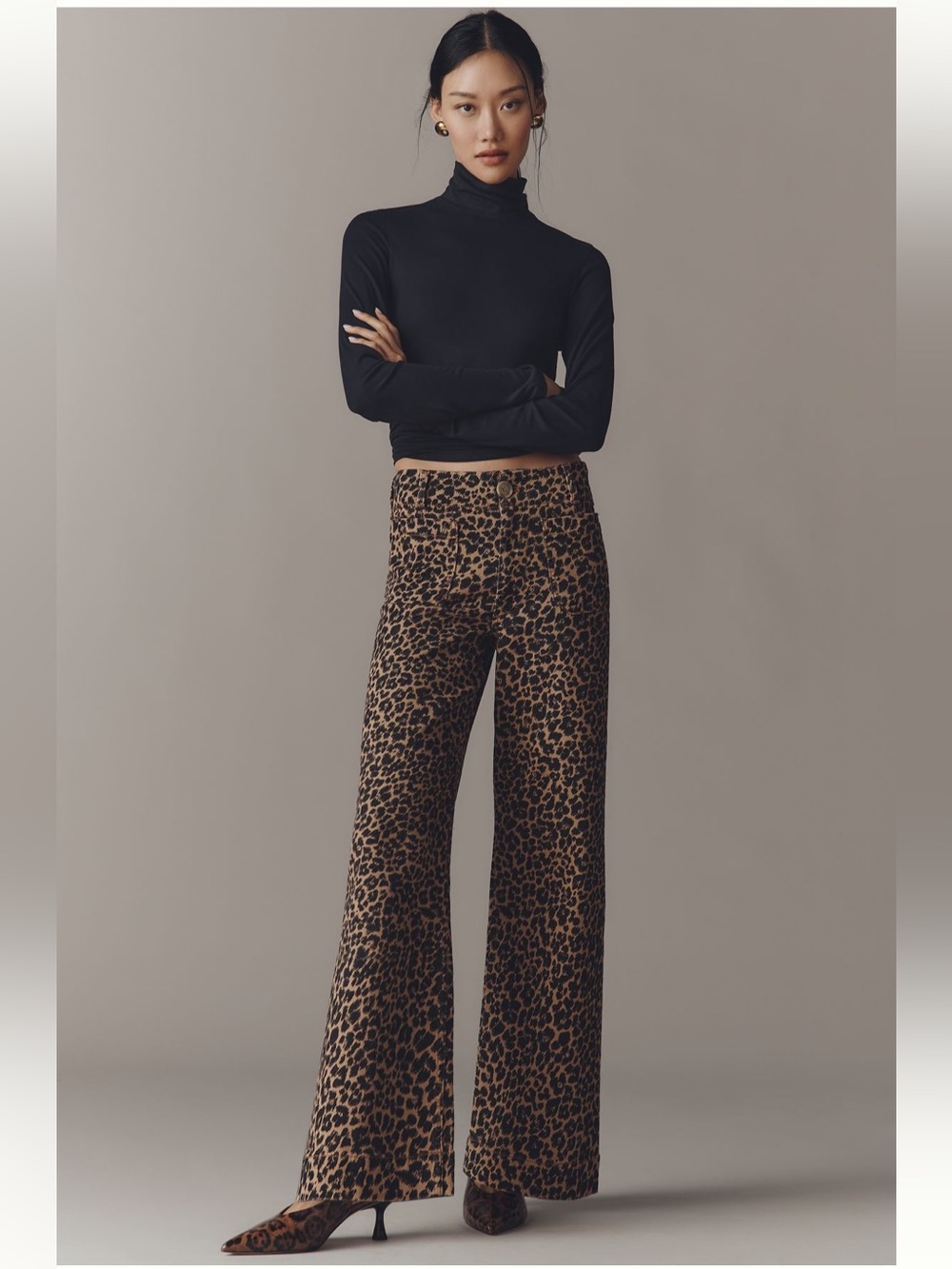 NWT Colette Full-Length Wide-Leg
Jeans by Maeve